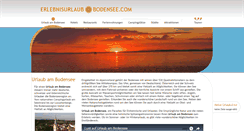 Desktop Screenshot of erlebnisurlaub-bodensee.com