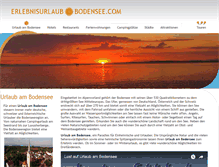 Tablet Screenshot of erlebnisurlaub-bodensee.com